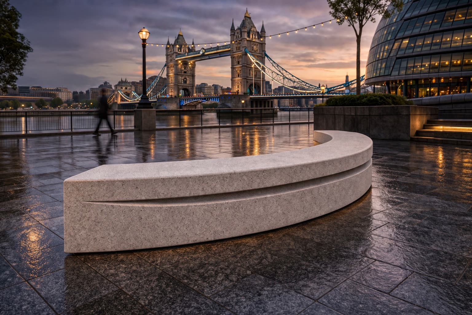 Beaton Strata stepped seating system in central London