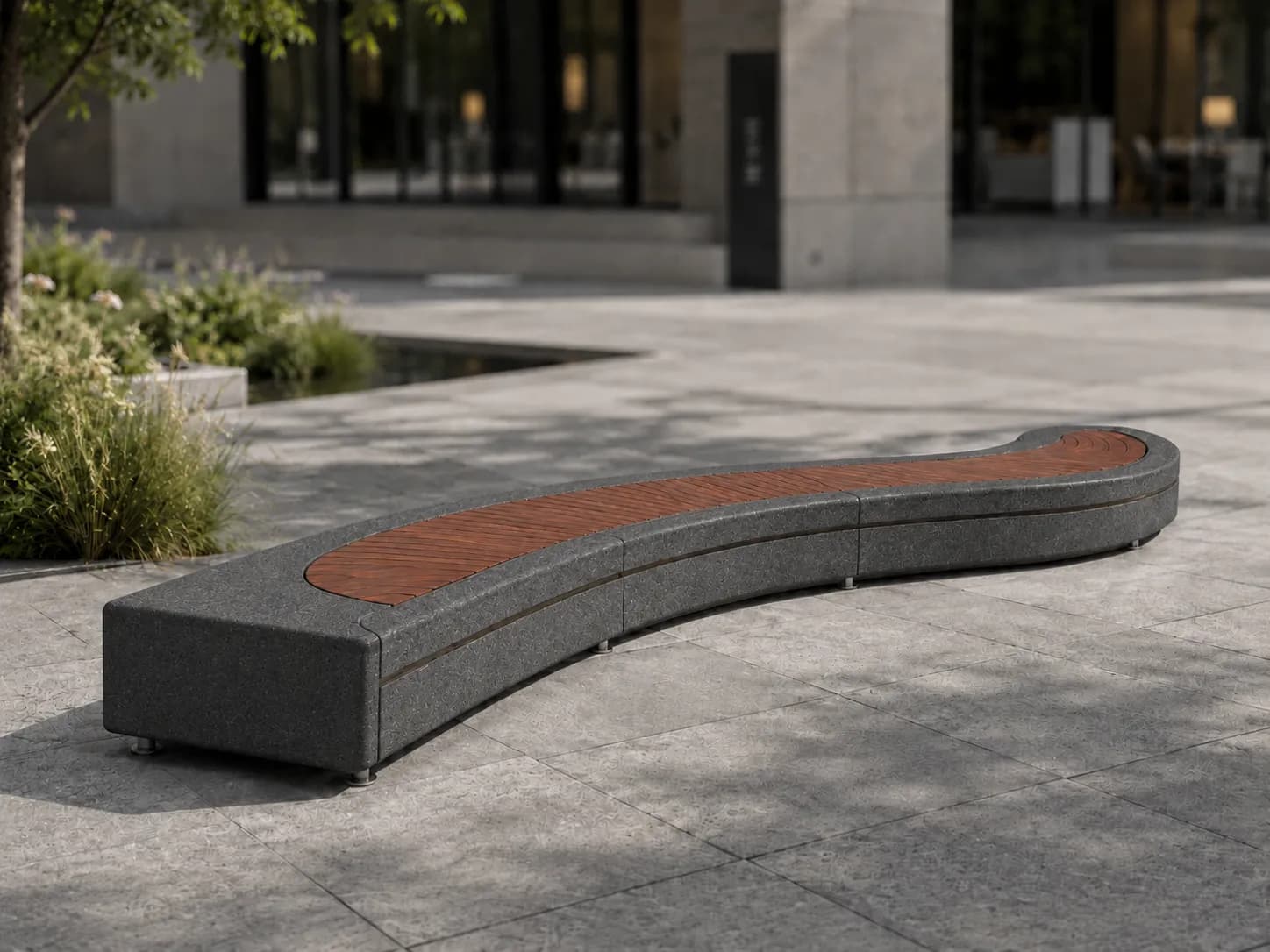 Caven Arc Bench — 2