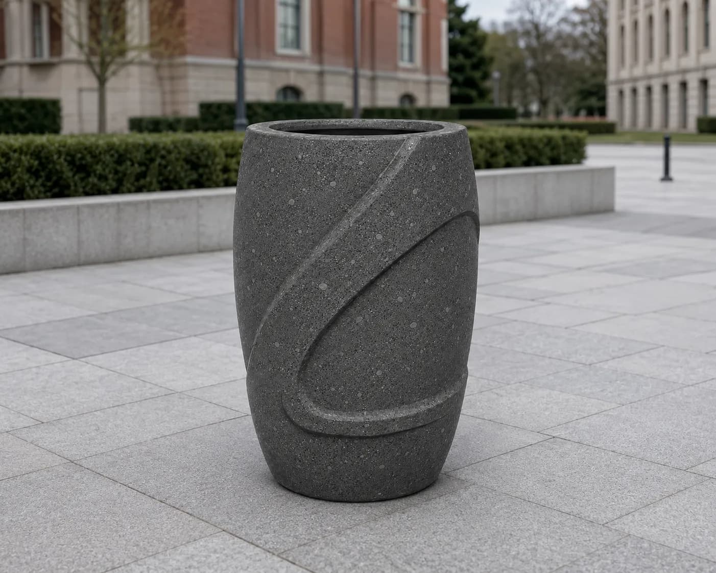 Aura Tall Wave Planter — 2