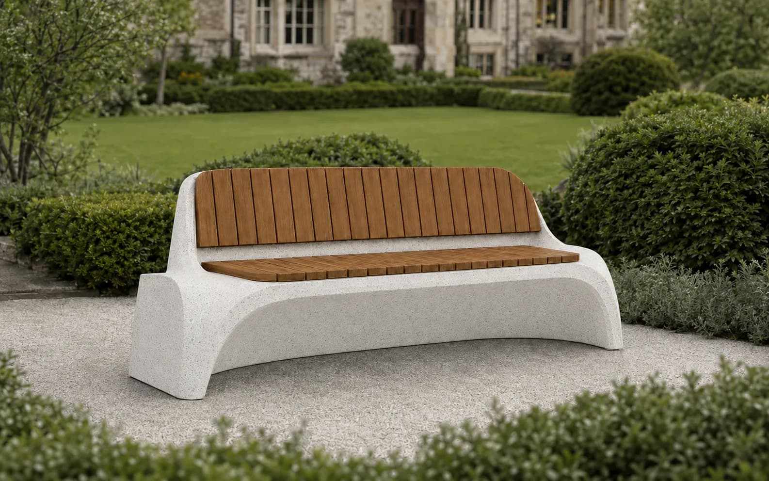 Marea Curved Bench — 1