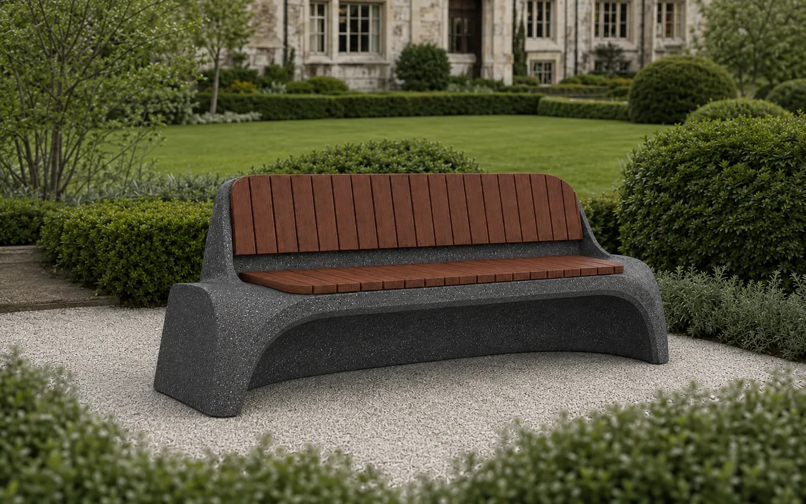 Marea Curved Bench — 2