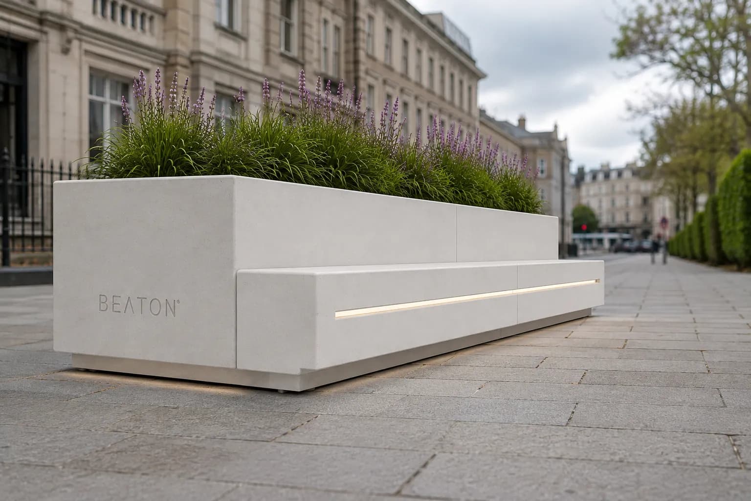 Caven Ridge Planter Seating Unit — 1