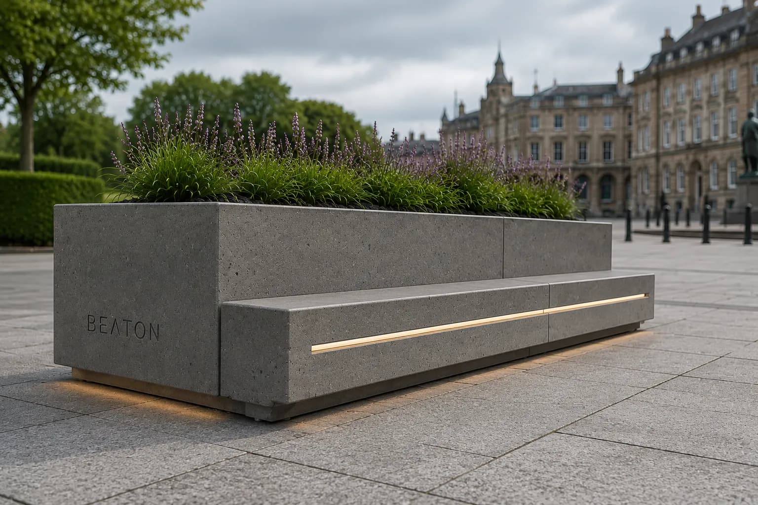 Caven Ridge Planter Seating Unit — 2